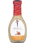 Skinnygirl Sugar Free Gluten Free Avocado Oil Salad Dressing, Creamy Caesar, 11.5 Ounce
