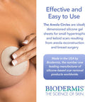 Epiderm Silicone Gel Sheet For Scars, Silicone Scar Sheets For Areola Reconstruction & Breast Augmentation Surgery, Can Be Cut To Size, Breast Reduction Scar Care -1 Pair, Natural