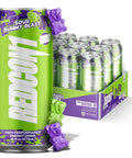 REDCON1 Energy High Performance Drink, Cali Splash - Zero Sugar Energy Drink with Alpha GPC Nootropic - 200mg of Natural Caffeine from Green Coffee Beans - Vitamin B6, B12 & B5 to Boost Mood (12 ct)