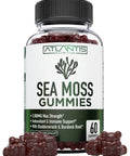 Irish Sea Moss Gummies 3000MG Formulated w/ Irish Sea Moss Bladderwrack and Burdock Root Contain Essential Vitamin and Mineral AntioxidantRich Superfood Supplement 60 Sea Moss Gummies for Adults