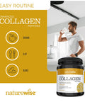 Naturewise Enhanced Collagen Peptides (45 Servings) - Hydrolyzed Type I & Iii To Support Hair, Skin, Joint, And Bone Health