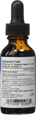 Planetary Herbals Full Spectrum Hawthorn Liquid Extract Supplement, 1 Fluid Ounce