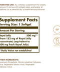 Solgar Royal Jelly "500" - 60 Softgels - Gluten Free Dairy Free - 60 Servings
