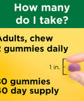 Nature Made Calcium Gummies Per Serving With Vitamin D3 Dietary Calcium Supplement 80 Gummies 500 Mg
