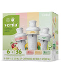 Cirkul Wild Splash Stevia Flavor Water Variety Pack Makes 36 Drinks No Sugar Zero Calorie Drink Mix (2 Parrot Punch 2 Alligator Apple 2 Gecko Grape)
