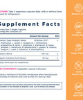 NewRhythm Women's Probiotics Organic Cranberry for Women's Vaginal Health 50 Billion CFU 18 Strains Probiotics and Prebiotics Support Digestive Health 60 Vegan Capsules