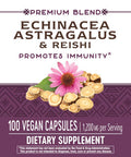 Nature'S Way Ecea Astragalus & Reishi, Immune Support*, 100 Capsules