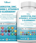 Quercetin 1000Mg Zinc 50Mg Vitamin C 1000Mg Vitamin D 5000Iu Immune System Support Supplement With Echinacea Ginger Bromelain Sea Moss Garlic Nettle Vegan Capsules For Men And Women,60 Count Usa