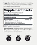 10,000mg 20x Concentrated Extract - Single Origin Wildcrafted Maca Root Capsules - Ultra High Strength - Highly Purified Peruvian Maca Root Powder - Gelatinized Black, Red and Yellow Complex