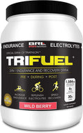 TRIFUEL 3 In 1 Triathlon Energy and Muscle Recovery Drink (Wild Berry) with BCAA Amino Acids and Electrolytes (900g)