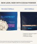 Blueprint Bryan Johnson Longevity Protein 26G Plant Protein Non Dairy Grape Seed Extract Heavy Metal Tested Vegan Keto Original 30 Servings
