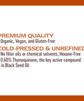 Nature's Way Nature's Way Organic Black Seed Oil - 100% Cold-Pressed, 0.60% Thymoquinone, Vegan, Gluten-Free- 8oz , 7.98 Fl Oz
