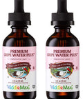 Maxi Health Homeopathic Gripe Water for Baby's - Infant Colic Hiccup Gas Relief | Premium Herbal Fast Acting Drops (Unflavored 59 mL (Pack of 2))
