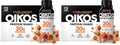 Oikos Protein Shake, Salted Caramel, 30g High Protein Drinks, Shelf Stable, Ready to Drink, 5g Prebiotic Fiber, 12 fl oz Bottle, 12 Count