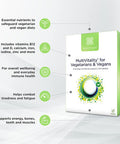 Healthspan Multivitamin for Vegetarians and Vegans (120 Tablets) Promotes Immune Health and Energy Levels Supports Bones Teeth and Muscles Includes Vitamins B12 & D Calcium Iron and Zinc Vegan