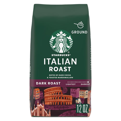Starbucks Ground Coffee, Dark Roast Hot or Iced Coffee, French Roast, 28 oz