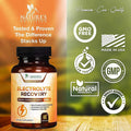Electrolyte Hydration Tablets - Keto Friendly Zero Calorie Electrolytes Supplement for Rapid Rehydration & Recovery, Gluten-Free with Potassium and Magnesium for Sports and Exercise - 60 Capsules