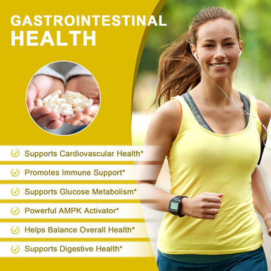Alliwise Berberine Supplement - 1000Mg Berberine With Ceylon Cinnamon, Milk Thistle & Turmeric Extract, Organic Herbal Formula Support Gastrointestinal Function, Cardiovascular & Glucose Metabolism