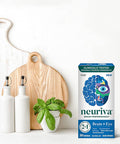 Neuriva Brain Eye Support Capsules 30 Count in a Box with Vitamins A C E Zinc Zeaxanthin Antioxidants Filters Blue Light Decaffeinated Vegetarian Gluten GMO Pack of 2