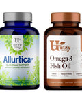 Utzy Naturals Utzy Sinus And Respiratory Support Bundle | Allurtica And Omega 3 Fish Oil