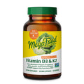 MegaFood Vitamin D3 5000 Iu (125 Mcg) - Vegetarian Vitamin D Supplements With Vitamin D3 K2 Supports Bones Teeth Muscles & Immune Health Certified Non-Gmo - 120 Mini Capsules