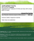 Swanson Saw Palmetto Herbal Supplement for Men Prostate Health Hair Supplement Urinary Health 540 mg 250 Capsules