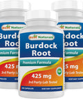 Best Naturals Burdock Root 425 mg 180 Capsules (180 Count (Pack of 3))