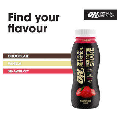 Optimum Nutrition On High Protein Shake Strawberry Flavour 12X500Ml