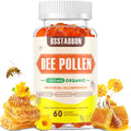 BSSTABBON 1000Mg Bee Pollen, 200Mg Royal Jelly,200Mg Bee Propolis And 120Mg Vitamin C For Immune Support, Antioxidant Properties, 60 Non-Gmo Vegetarian Gummies (60 Count)