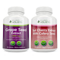 Purely Holistic Grape Seed Extract 400Mg + Tart Cherry Extract And Celery Seed Bundle - 430 Vegan Capsules - Made In Usa