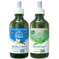 Sweetleaf Sweet Drops Stevia Liquid Sweetener Variety 2-Pack Vanilla Cr me and SteviaClear 4 Oz Ea