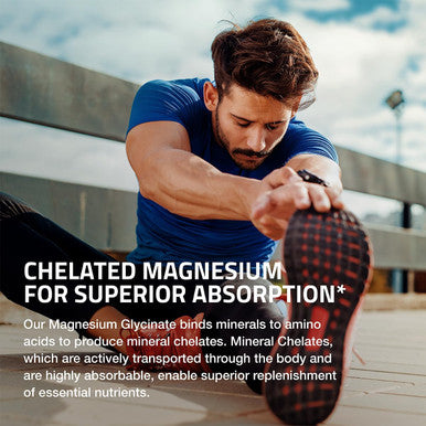 Bronson Magnesium Glycinate 200 Mg Per Serving Chelated For High Absorption, Gentle On Stomach, Non-Gmo, 60 Vegetarian Capsules