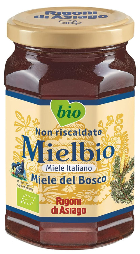 Rigoni Di Asiago Mielbio Italian Raw and Creamy Honey, Orange Blossom, 10.58 Ounce, (Pack of 1)