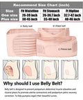 3 in 1 Postpartum Support Recovery Belly Wrap Waist/Pelvis Belt Body Shaper Postnatal Shapewear,Plus Size Beige
