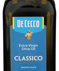 De Cecco Extra Virgin Olive Oil, Classico, Cold Extraction, Great for Cooking & Smooth Taste, 101.4 Fl Oz