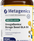 Metagenics OmegaGenics GLA 240 - Gamma-Linolenic Acid (GLA) Supplement - with Borage Seed Oil & Vitamin E - Gluten- - 90 Softgels
