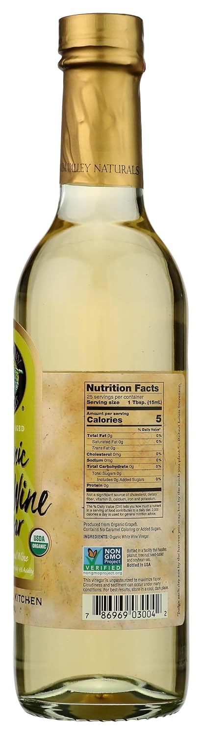 Napa Valley Naturals Organic White Wine Vinegar, 12.7 FZ