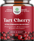 Natures Craft Extra Strength Tart Cherry Capsules - Tart Cherry Extract Capsules 7500mg Non-GMO Tart Cherry Fruit Equivalent per Serving - Advanced Uric Acid Cleanse and Joint Support Supplement - 240 Capsules