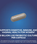 Nature'S Way Fortify Extra Strength Women S Probiotic 50 Billion Cfu Potent Multi-Strain Probiotic For Digestive Vaginal And Immune Support Once-Daily Capsule 30 Capsules