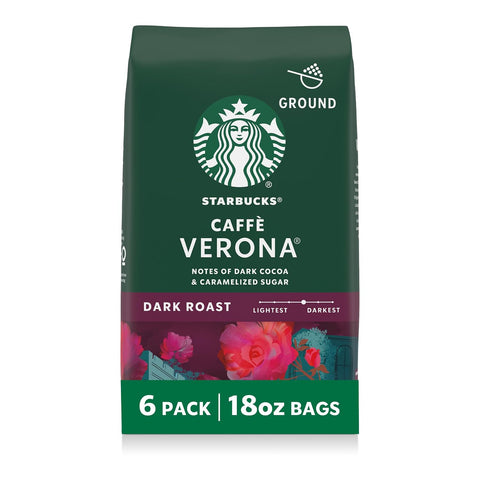 Starbucks Ground Coffee, Dark Roast Hot or Iced Coffee, French Roast, 28 oz