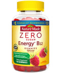 Nature Made Zero Sugar Energy Vitamin B12 Gummies 1000 Mcg Per Serving B12 Vitamins Energy Metabolism Support 110 Sugar Free Gummies 55 Day Supply