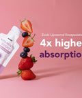 Zooki 3000iu Liposomal Vitamin D3 + K2 Liquid Sachets | 4X Higher Absorption Clinically Proven | Ultimate Immunity Bones Muscles Support | Vegan | (Mixed Berry Flavour