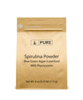 PURE ORIGINAL INGREDIENTS Spirulina Powder (4 Oz) Green Algae Superfood With Phycocyanin