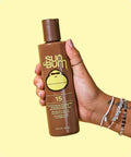 Sun Bum SPF 15 Browning Lotion | Vegan and Reef Friendly (Octinoxate & Oxybenzone Free) Broad Spectrum Moisturizing UVA/UVB Sunscreen Tanning Lotion with Vitamin E | 8.5 oz