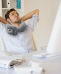 Ideas In Life Vibrating Massaging Neck Pillow - Colors Vary - Wrap Around Feature For Massage Therapy Electric Bo Cushion Relax Muscles Relieve Stress For Office Home Travel - Random Colors Vary