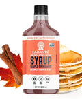 Lakanto Sugar Free Maple Syrup With Monk Fruit & Erythritol For Pancakes, Waffles, Oatmeal, Coffee, Tea, Granola, Frosting & Dressing, Zero Sugar, Keto, Vegan, Gluten Free, 1 G Net Carbs, 13 Fl Oz
