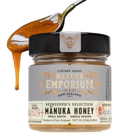 Manuka Emporium Raw Manuka Honey Packets MGO 829+ | 24 x 0.18oz Extra-Potent Snaps | Certified Monofloral New Zealand Honey | High Strength Superfood for Vitality, Recovery & Immune Support