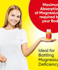 Magnesium Glycinate Chewable Gummies (600Mg) For Kids & Adults Women Men - Vegan Complex With Calcium Potassium Vitamin D B6 L-Theanine - Sugar & Gluten - Orange Flavor