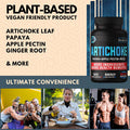 9In1 Artichoke Leaf Extract Capsules - 4 Months Herbal Supplement For Digestion & Immune Support - 6650Mg Equivalent With Chamomi
