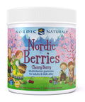 Nordic Naturals Nordic Berries Multivitamin, Cherry Berry, 120 Capsules